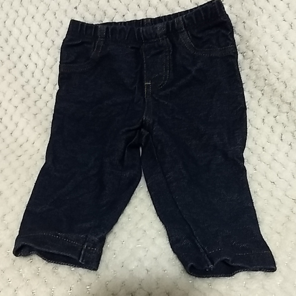 Jean leggings for a baby girl